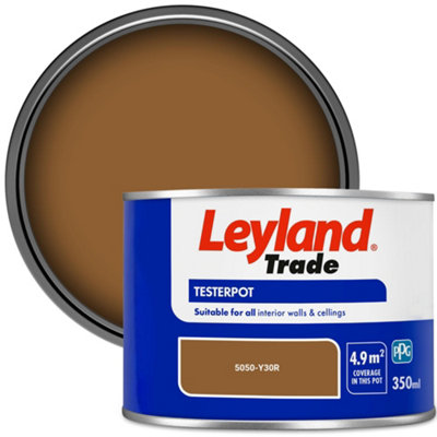Leyland Trade Vinyl Matt Walls & Ceilings Emulsion Paint (5050-Y30R) 350Ml Tester from B&Q