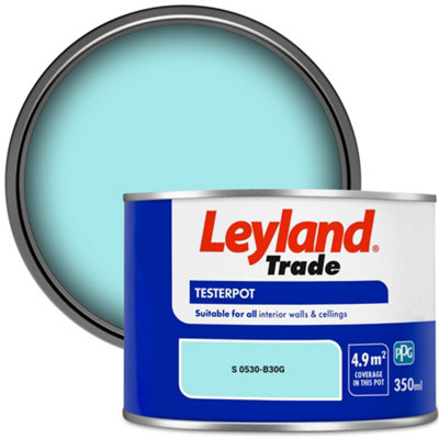 Leyland Trade Vinyl Matt Walls & Ceilings Emulsion Paint (S 0530-B30G) 350Ml Tester from B&Q