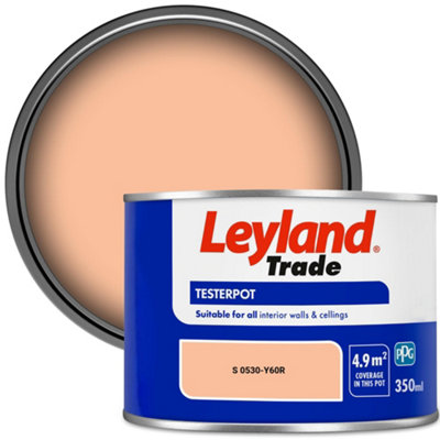 Leyland Trade Vinyl Matt Walls & Ceilings Emulsion Paint (S 0530-Y60R) 350Ml Tester from B&Q