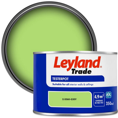 Leyland Trade Vinyl Matt Walls & Ceilings Emulsion Paint (S 0560-G30Y) 350Ml Tester from B&Q