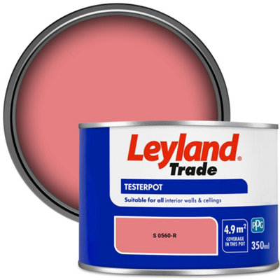 Leyland Trade Vinyl Matt Walls & Ceilings Emulsion Paint (S 0560-R) 350Ml Tester from B&Q