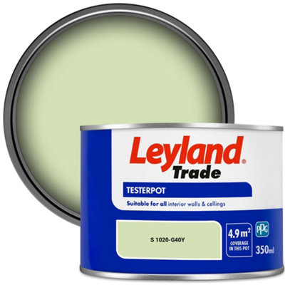 Leyland Trade Vinyl Matt Walls & Ceilings Emulsion Paint (S 1020-G40Y) 350Ml Tester from B&Q
