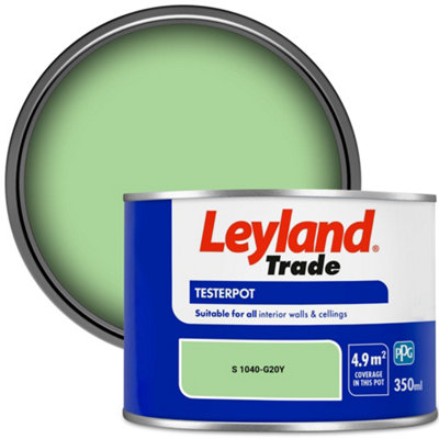 Leyland Trade Vinyl Matt Walls & Ceilings Emulsion Paint (S 1040-G20Y) 350Ml Tester from B&Q