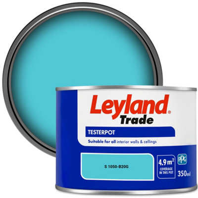 Leyland Trade Vinyl Matt Walls & Ceilings Emulsion Paint (S 1050-B20G) 350Ml Tester from B&Q