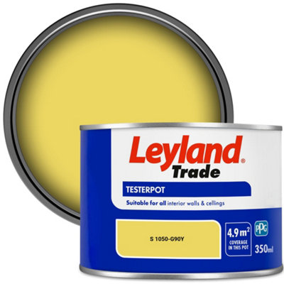 Leyland Trade Vinyl Matt Walls & Ceilings Emulsion Paint (S 1050-G90Y) 350Ml Tester from B&Q
