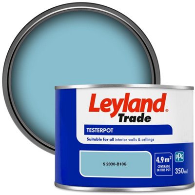 Leyland Trade Vinyl Matt Walls & Ceilings Emulsion Paint (S 2030-B10G) 350Ml Tester from B&Q