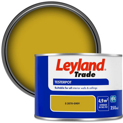 Leyland Trade Vinyl Matt Walls & Ceilings Emulsion Paint (S 2070-G90Y) 350Ml Tester from B&Q