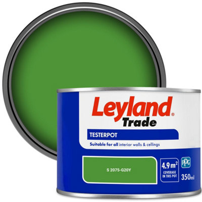 Leyland Trade Vinyl Matt Walls & Ceilings Emulsion Paint (S 2075-G20Y) 350Ml Tester from B&Q