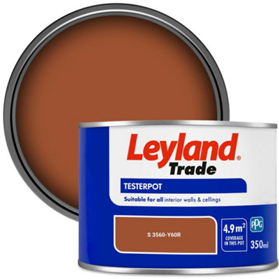 Leyland Trade Vinyl Matt Walls & Ceilings Emulsion Paint (S 3560-Y60R) 350Ml Tester from B&Q
