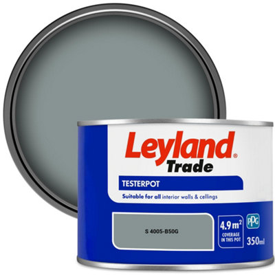 Leyland Trade Vinyl Matt Walls & Ceilings Emulsion Paint (S 4005-B50G) 350Ml Tester from B&Q