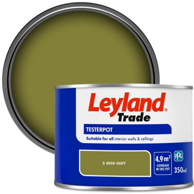 Leyland Trade Vinyl Matt Walls & Ceilings Emulsion Paint (S 4050-G60Y) 350Ml Tester from B&Q