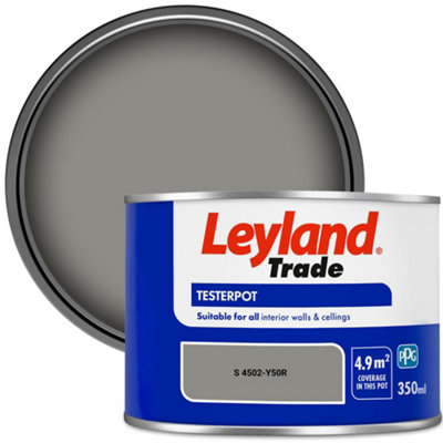 Leyland Trade Vinyl Matt Walls & Ceilings Emulsion Paint (S 4502-Y50R) 350Ml Tester from B&Q