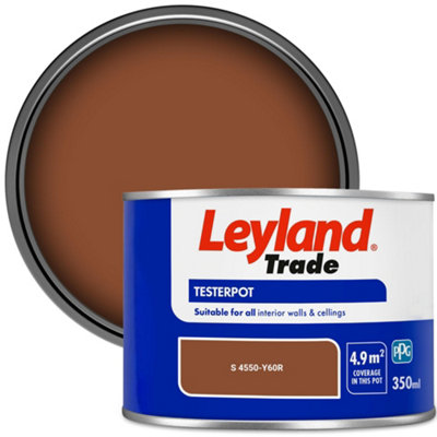 Leyland Trade Vinyl Matt Walls & Ceilings Emulsion Paint (S 4550-Y60R) 350Ml Tester from B&Q