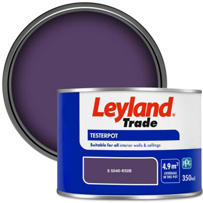 Leyland Trade Vinyl Matt Walls & Ceilings Emulsion Paint (S 5040-R50B) 350Ml Tester from B&Q