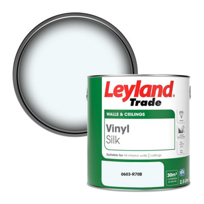 Leyland Trade Vinyl Silk Walls & Ceilings Emulsion Paint (0603-R70B)2.5L from B&Q