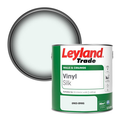 Leyland Trade Vinyl Silk Walls & Ceilings Emulsion Paint (0903-B90G)2.5L from B&Q
