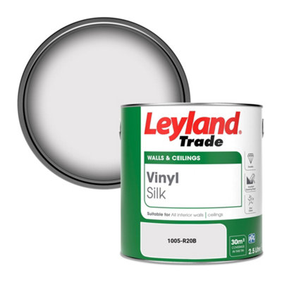 Leyland Trade Vinyl Silk Walls & Ceilings Emulsion Paint (1005-R20B)2.5L from B&Q