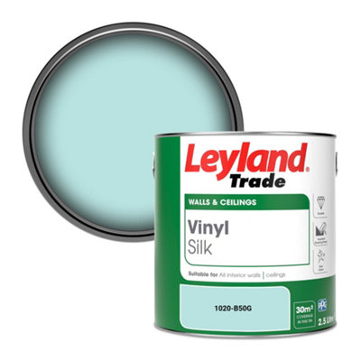 Leyland Trade Vinyl Silk Walls & Ceilings Emulsion Paint (1020-B50G)2.5L from B&Q
