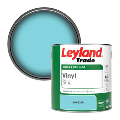 Leyland Trade Vinyl Silk Walls & Ceilings Emulsion Paint (1040-B20G)2.5L from B&Q