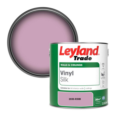 Leyland Trade Vinyl Silk Walls & Ceilings Emulsion Paint (2030-R30B)2.5L from B&Q