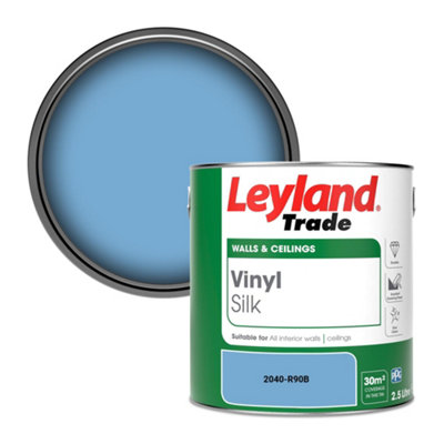 Leyland Trade Vinyl Silk Walls & Ceilings Emulsion Paint (2040-R90B)2.5L from B&Q