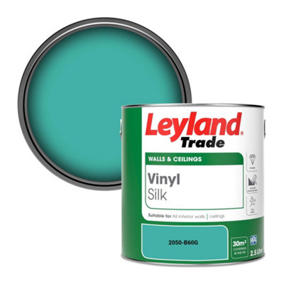 Leyland Trade Vinyl Silk Walls & Ceilings Emulsion Paint (2050-B60G)2.5L from B&Q