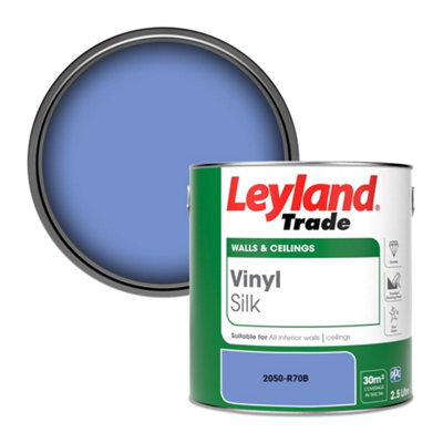 Leyland Trade Vinyl Silk Walls & Ceilings Emulsion Paint (2050-R70B)2.5L from B&Q