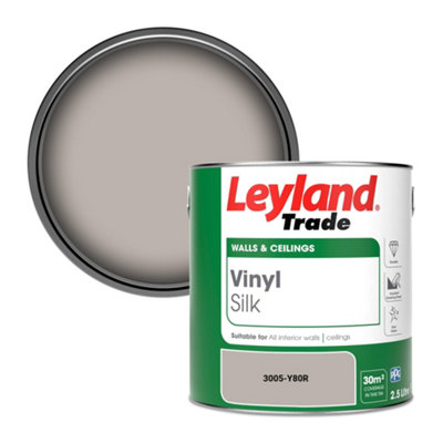 Leyland Trade Vinyl Silk Walls & Ceilings Emulsion Paint (3005-Y80R)2.5L from B&Q