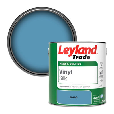 Leyland Trade Vinyl Silk Walls & Ceilings Emulsion Paint (3040-B)2.5L from B&Q