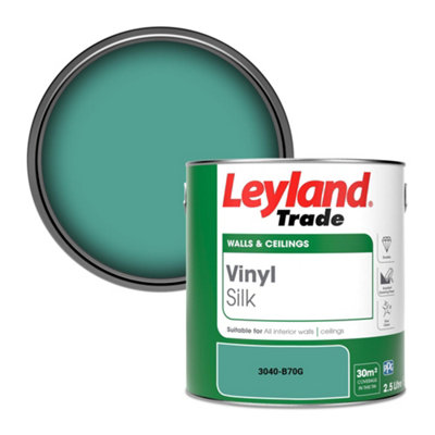Leyland Trade Vinyl Silk Walls & Ceilings Emulsion Paint (3040-B70G)2.5L from B&Q