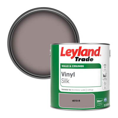 Leyland Trade Vinyl Silk Walls & Ceilings Emulsion Paint (4010-R)2.5L from B&Q