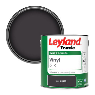 Leyland Trade Vinyl Silk Walls & Ceilings Emulsion Paint (8010-R30B)2.5L from B&Q