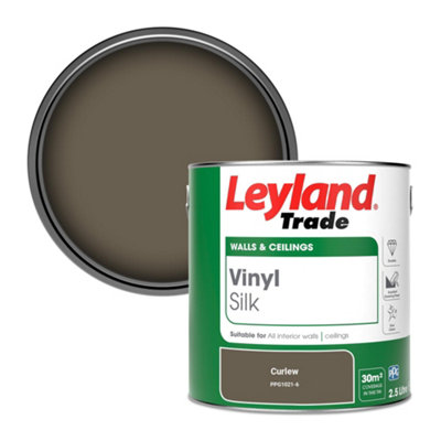B&Q -  Vinyl Silk Walls & Ceilings Emulsion Paint Curlew (Ppg1021-6)2.5L