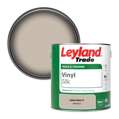 B&Q -  Vinyl Silk Walls & Ceilings Emulsion Paint Gotta Have It (Ppg1076-3)2.5L