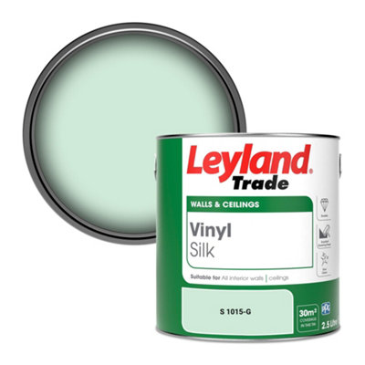 Leyland Trade Vinyl Silk Walls & Ceilings Emulsion Paint (S 1015-G)2.5L from B&Q