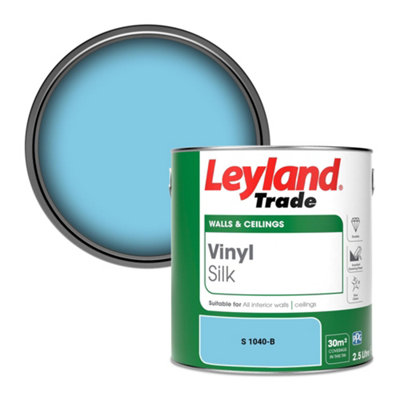 B&Q -  Vinyl Silk Walls & Ceilings Emulsion Paint (S 1040-B)2.5L