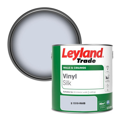 Leyland Trade Vinyl Silk Walls & Ceilings Emulsion Paint (S 1510-R60B)2.5L from B&Q