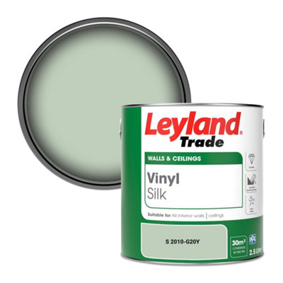 B&Q -  Vinyl Silk Walls & Ceilings Emulsion Paint (S 2010-G20Y)2.5L