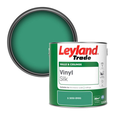 Leyland Trade Vinyl Silk Walls & Ceilings Emulsion Paint (S 3050-B90G)2.5L from B&Q