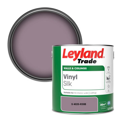 B&Q -  Vinyl Silk Walls & Ceilings Emulsion Paint (S 4020-R30B)2.5L