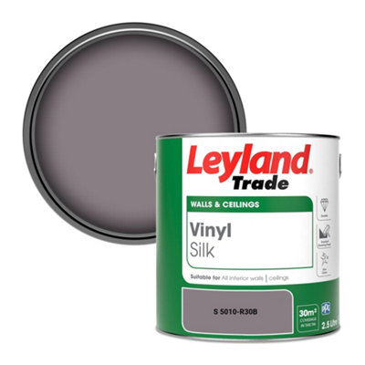 Leyland Trade Vinyl Silk Walls & Ceilings Emulsion Paint (S 5010-R30B)2.5L from B&Q