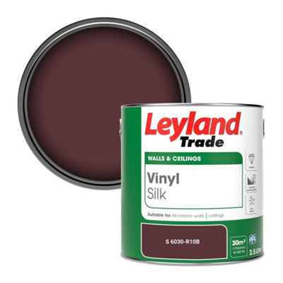 Leyland Trade Vinyl Silk Walls & Ceilings Emulsion Paint (S 6030-R10B)2.5L from B&Q