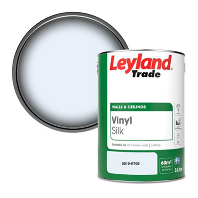 Leyland Trade Vinyl Silk Walls & Ceilings Emulsion Paint (0010-R70B)5L from B&Q