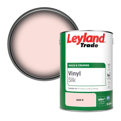 Leyland Trade Vinyl Silk Walls & Ceilings Emulsion Paint (0020-R)5L from B&Q