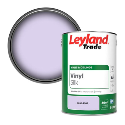 Leyland Trade Vinyl Silk Walls & Ceilings Emulsion Paint (0030-R50B)5L from B&Q