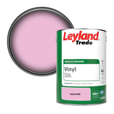 Leyland Trade Vinyl Silk Walls & Ceilings Emulsion Paint (0040-R30B)5L from B&Q