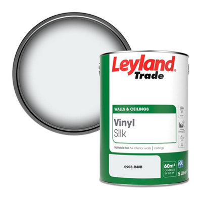 Leyland Trade Vinyl Silk Walls & Ceilings Emulsion Paint (0903-R40B)5L from B&Q