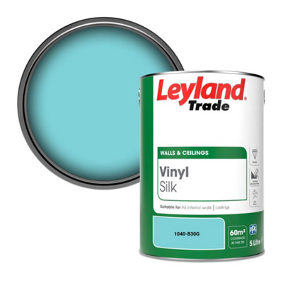 Leyland Trade Vinyl Silk Walls & Ceilings Emulsion Paint (1040-B30G)5L from B&Q