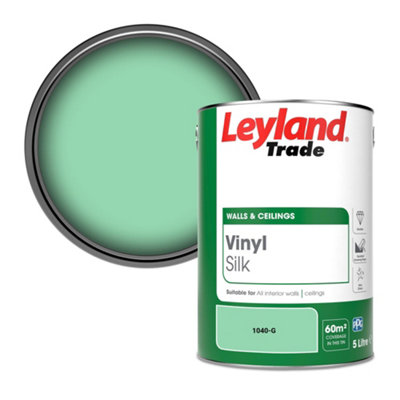 Leyland Trade Vinyl Silk Walls & Ceilings Emulsion Paint (1040-G)5L from B&Q