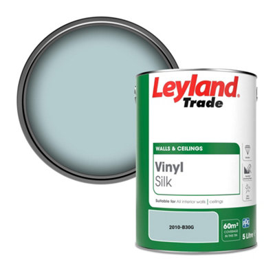 Leyland Trade Vinyl Silk Walls & Ceilings Emulsion Paint (2010-B30G)5L from B&Q